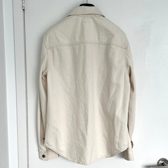 Tiger of Sweden Jeans - Off-White Denim Get Shirt - Size L - Picture 4 of 10